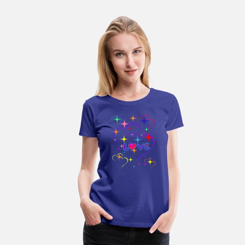 Beautiful Cute Colorful Abstract Love Hearts Stars