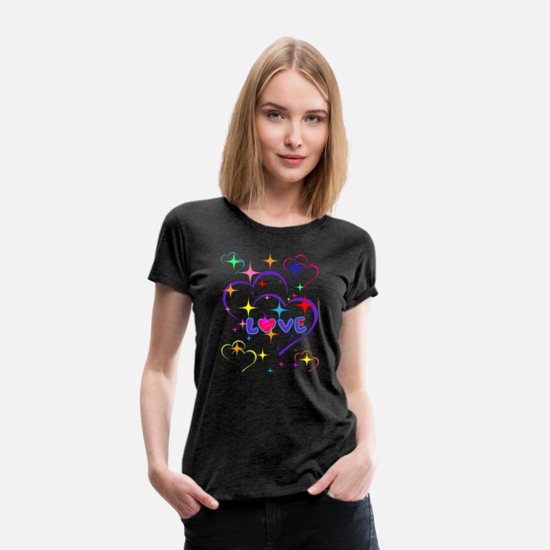 Beautiful Cute Colorful Abstract Love Hearts Stars