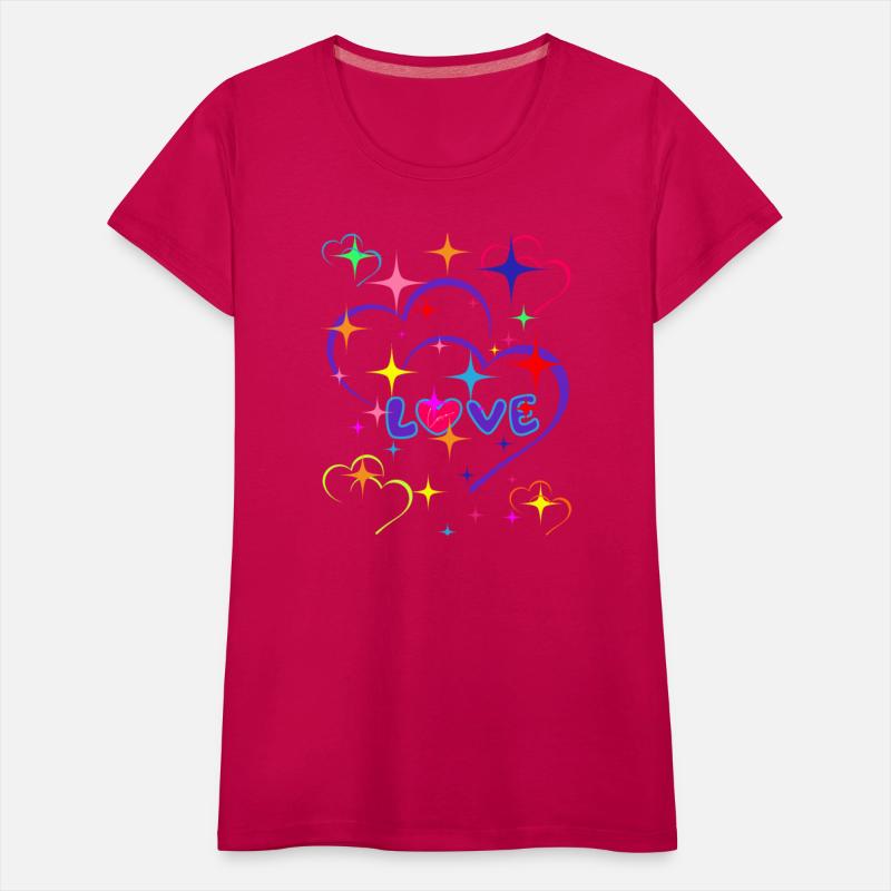 Beautiful Cute Colorful Abstract Love Hearts Stars