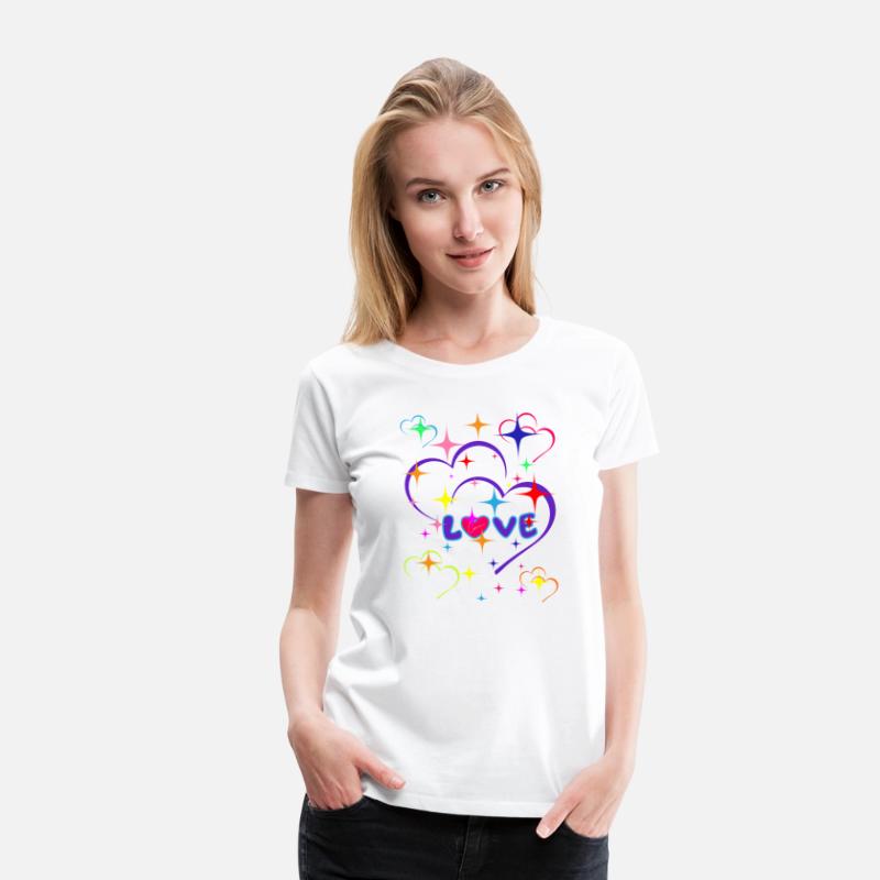 Beautiful Cute Colorful Abstract Love Hearts Stars
