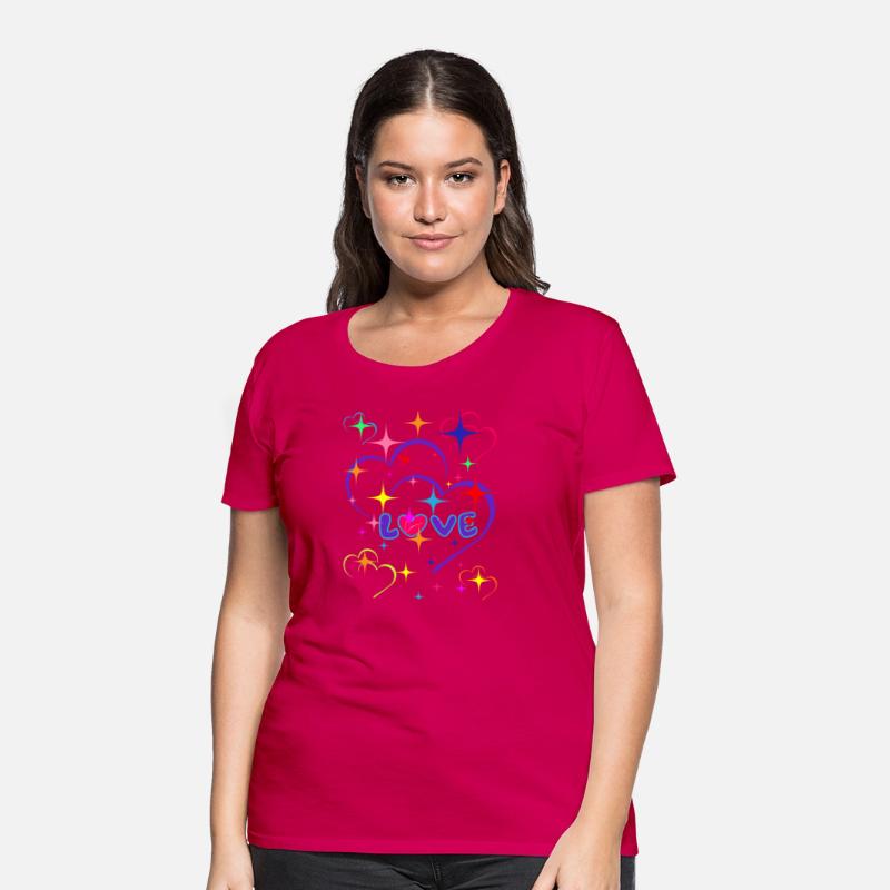 Beautiful Cute Colorful Abstract Love Hearts Stars
