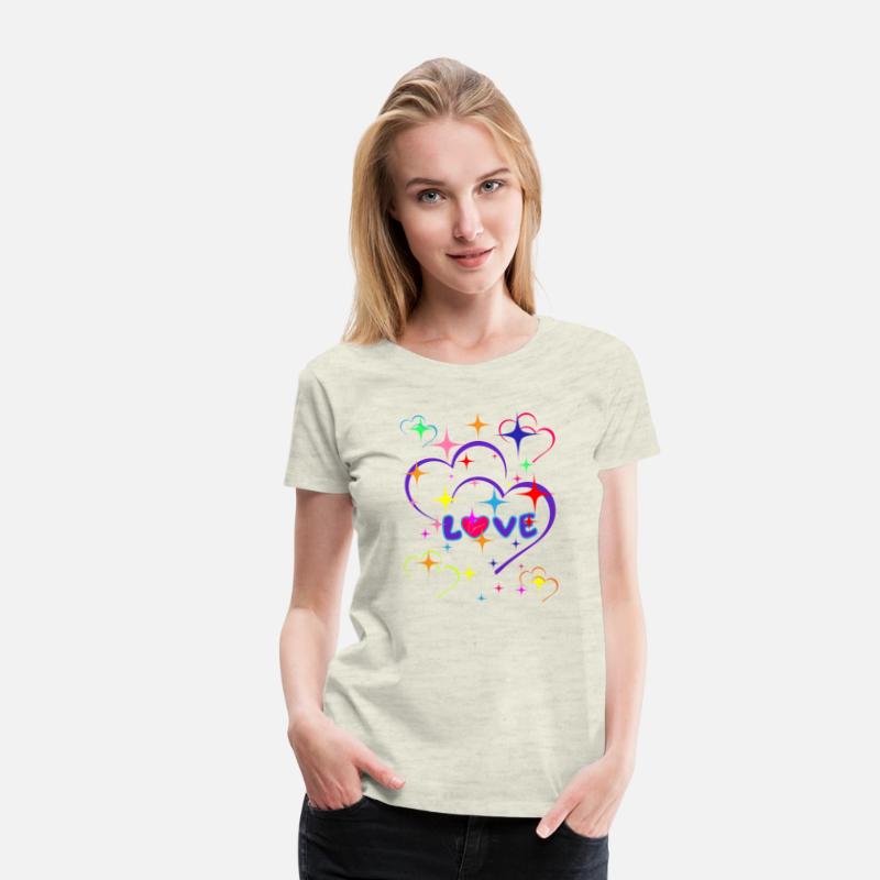 Beautiful Cute Colorful Abstract Love Hearts Stars