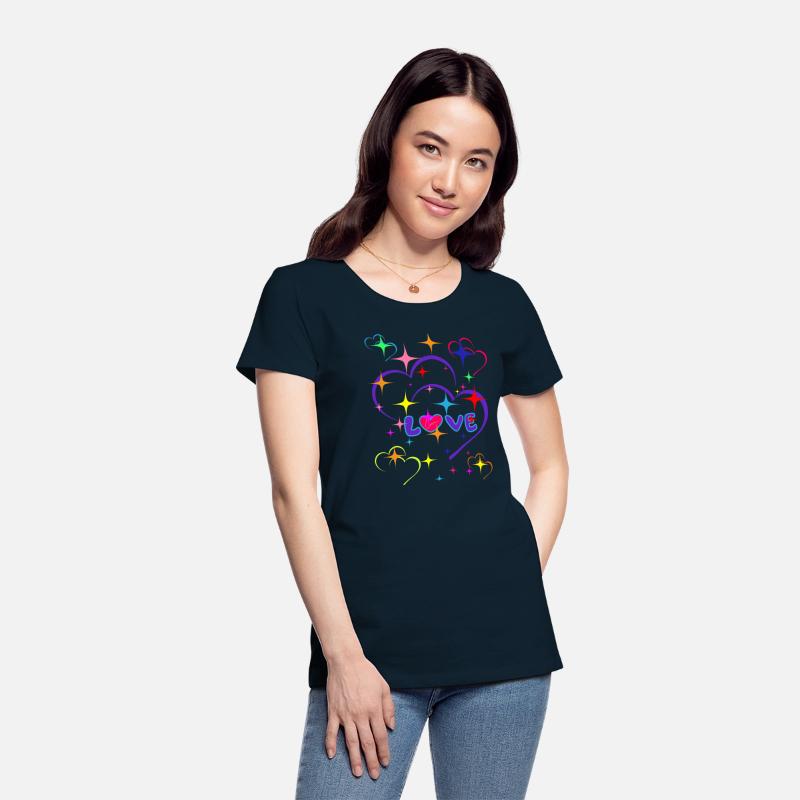 Beautiful Cute Colorful Abstract Love Hearts Stars
