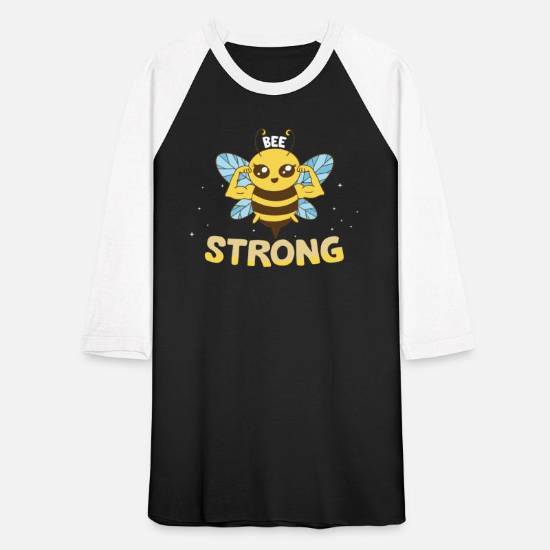 Bee Strong Women Cute Bee Graphic Shirt