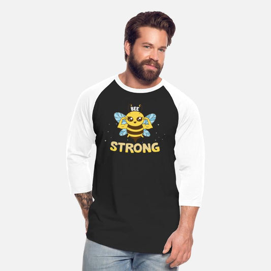 Bee Strong Women Cute Bee Graphic Shirt