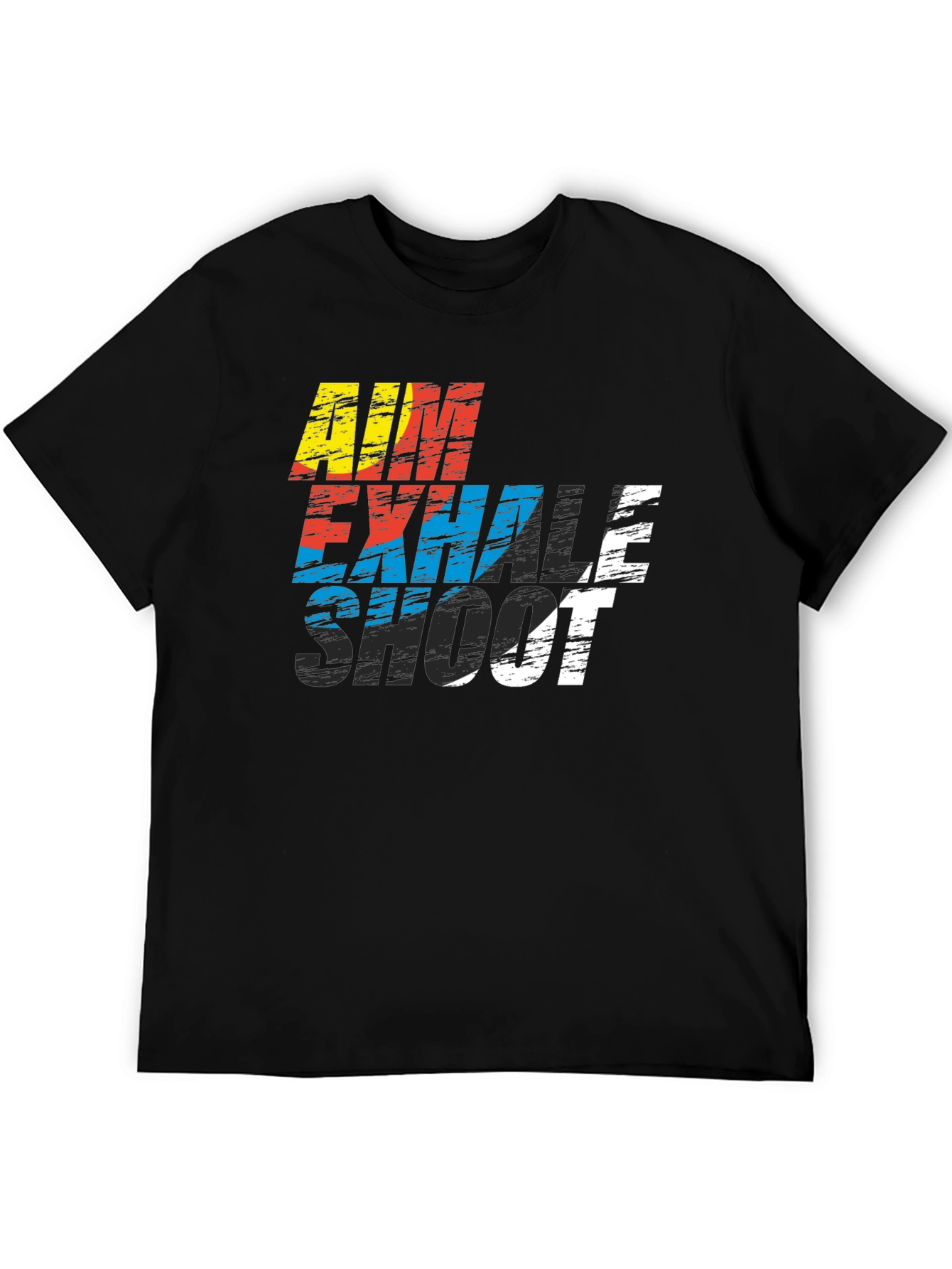 Aim Exhale Shoot Graphic Tee - Black