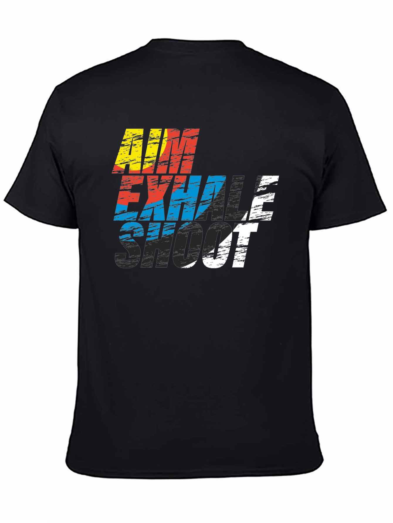 Aim Exhale Shoot Graphic Tee - Black