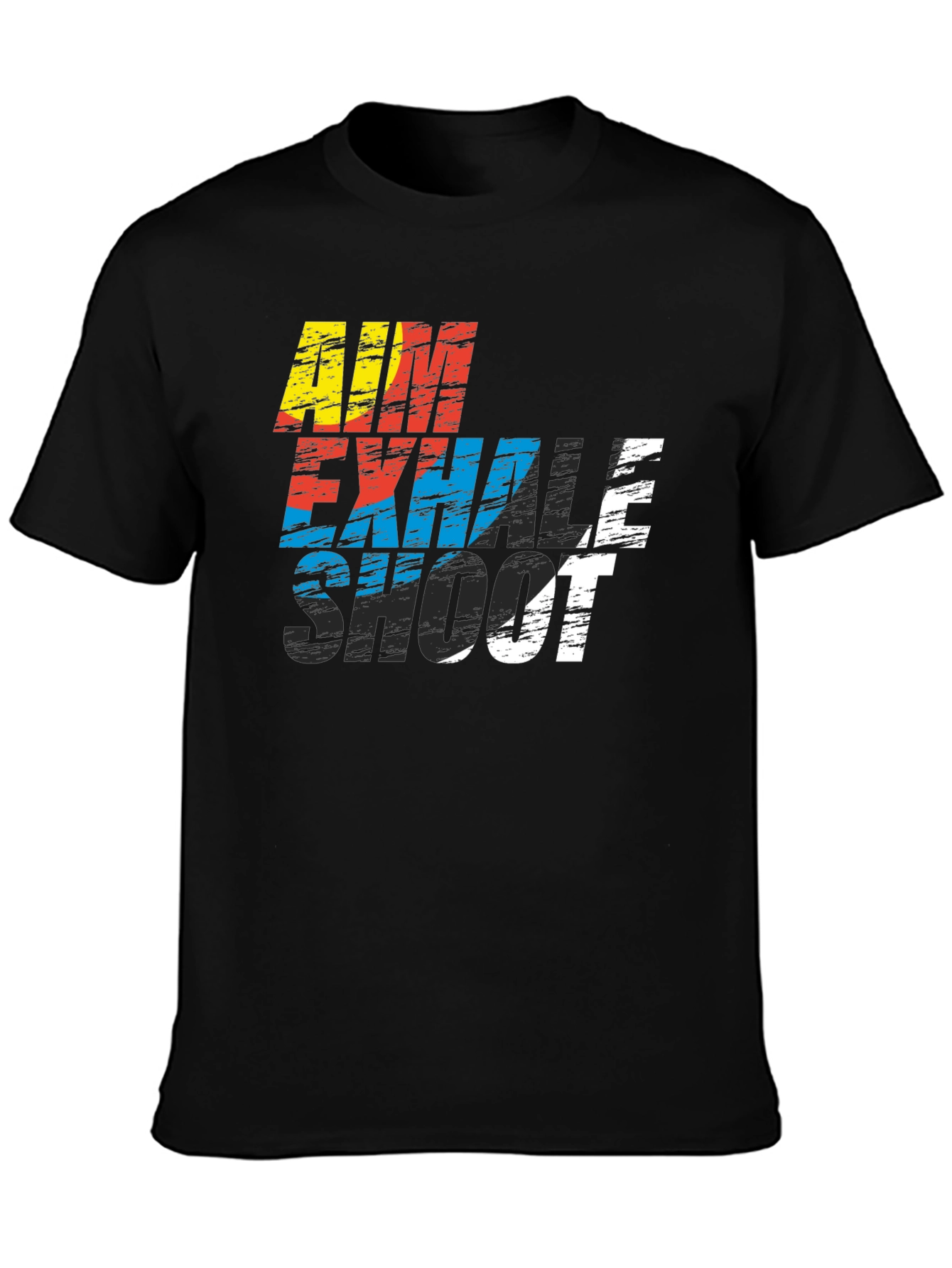 Aim Exhale Shoot Graphic Tee - Black