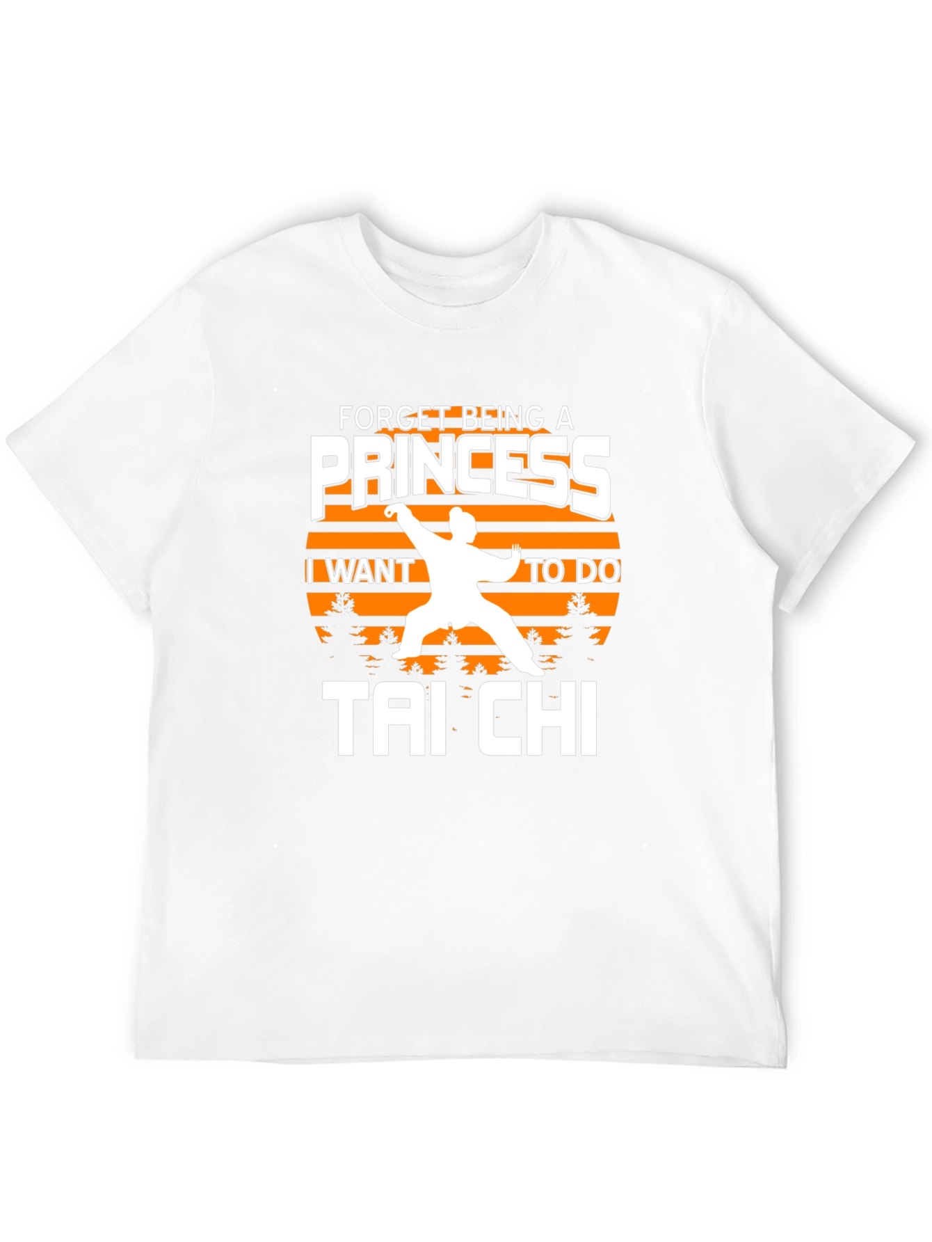 Tai Chi Princess Graphic Tee - Black Cotton
