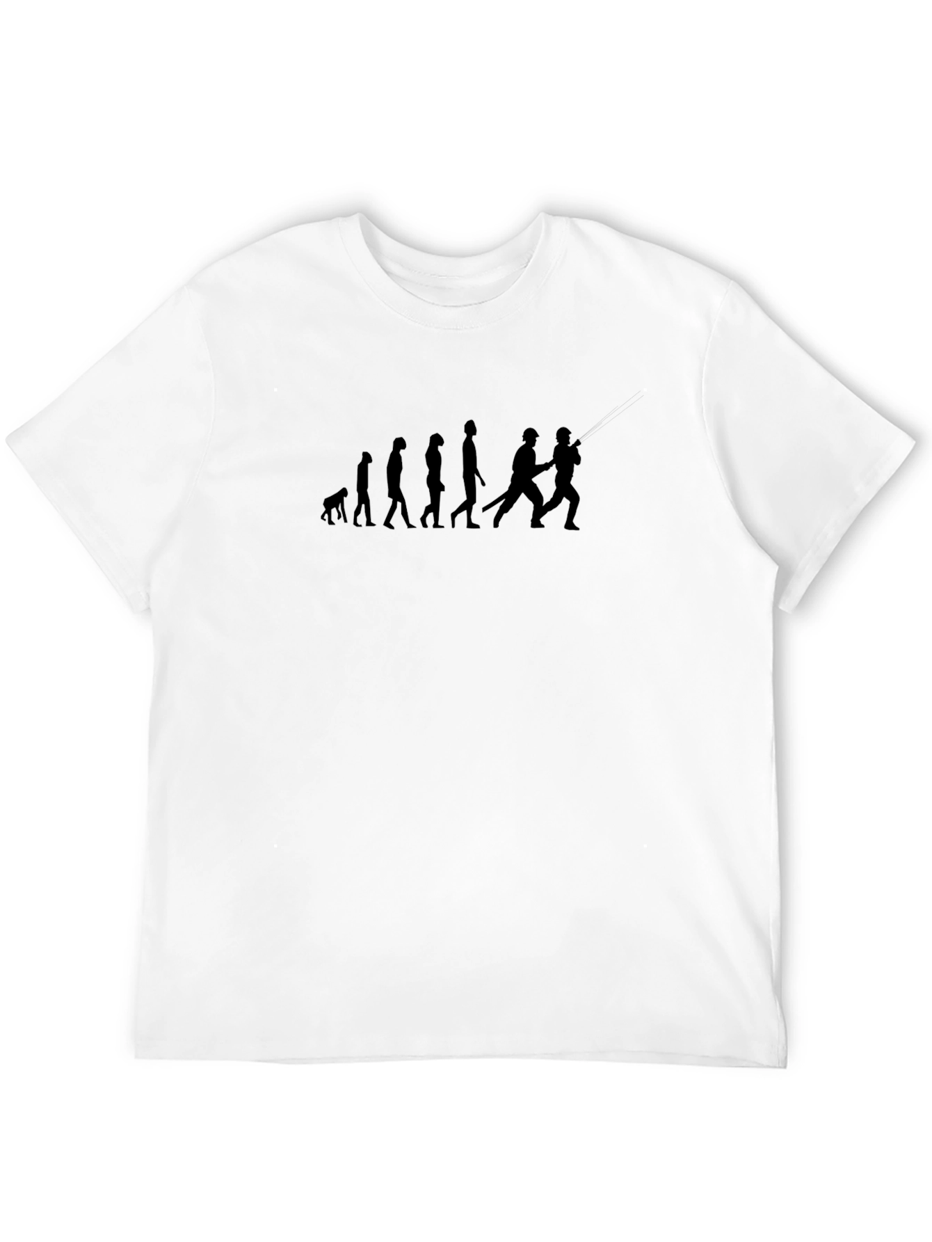 Evolution of Combat Sports Mens Black T-Shirt