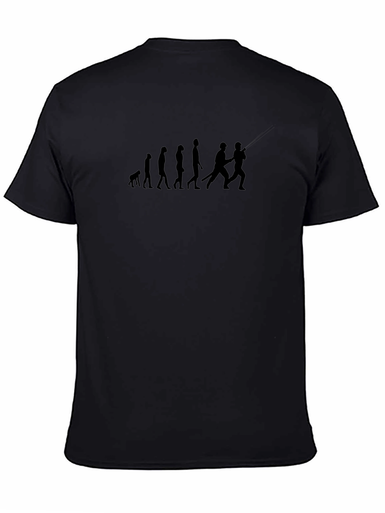 Evolution of Combat Sports Mens Black T-Shirt