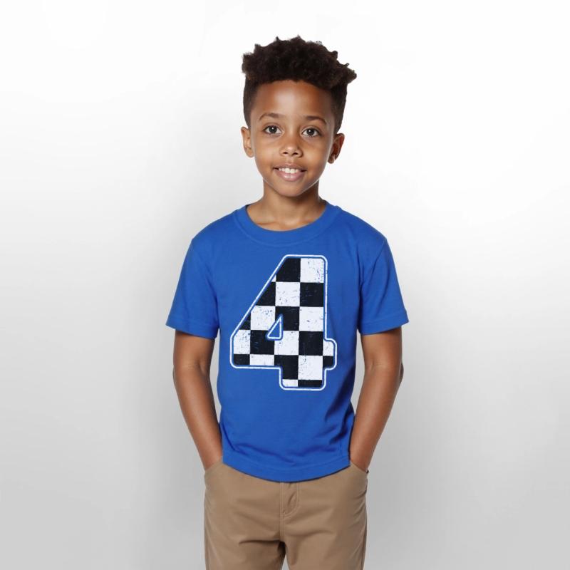 Birthday Boy 4 Four Race Car 4th Birthday Racing
