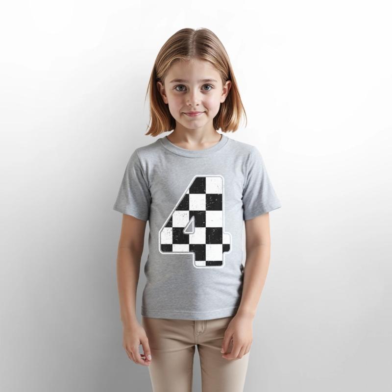 Birthday Boy 4 Four Race Car 4th Birthday Racing