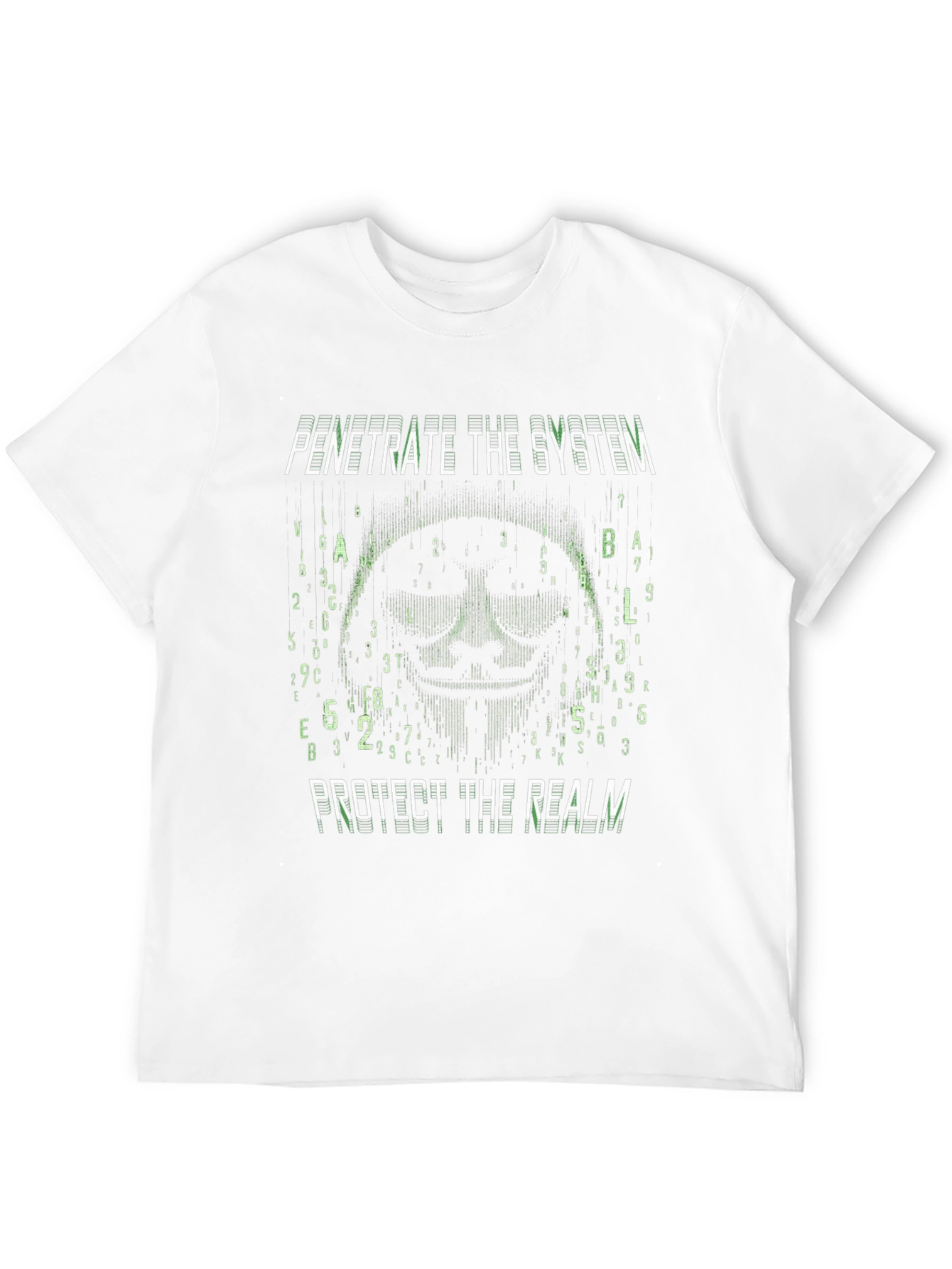 Penetrate The System Protect The Realm Graphic T-Shirt