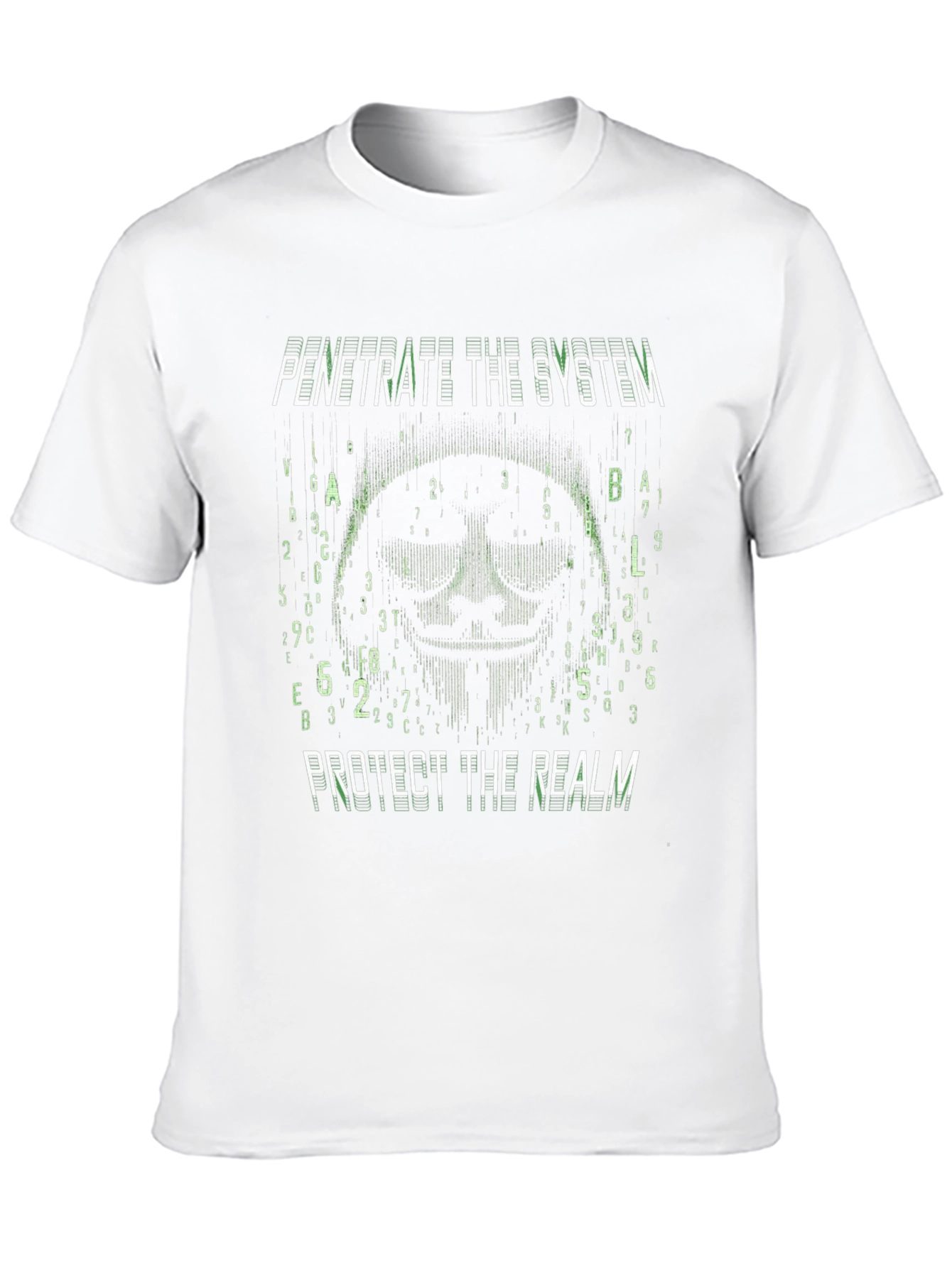 Penetrate The System Protect The Realm Graphic T-Shirt