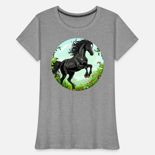 Black Beautiful horse