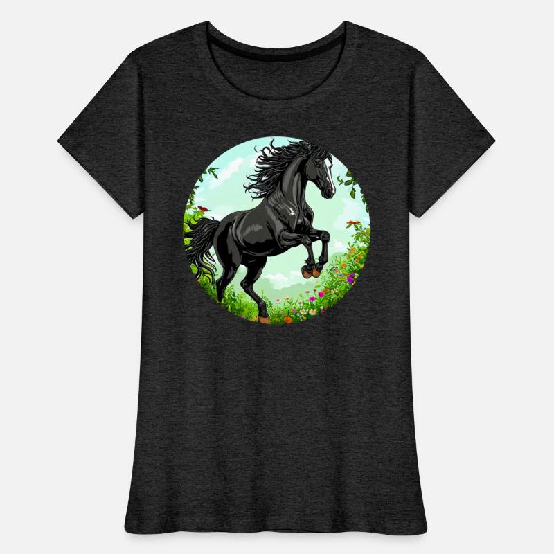 Black Beautiful horse