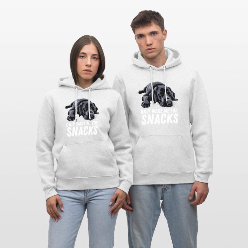 Black Labrador Dog Only Wake Me For Snacks