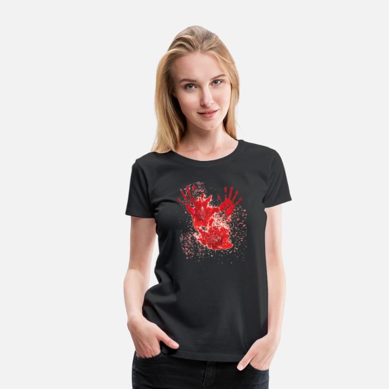 Bloody Hands Blood Splatter Halloween Shirt