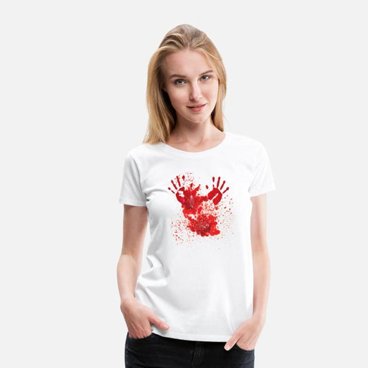 Bloody Hands Blood Splatter Halloween Shirt