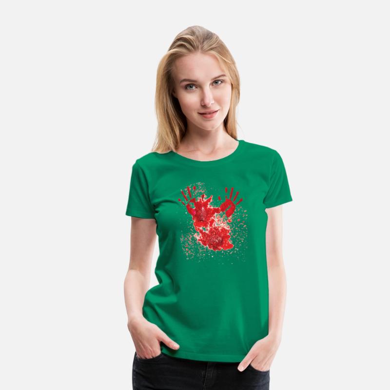 Bloody Hands Blood Splatter Halloween Shirt