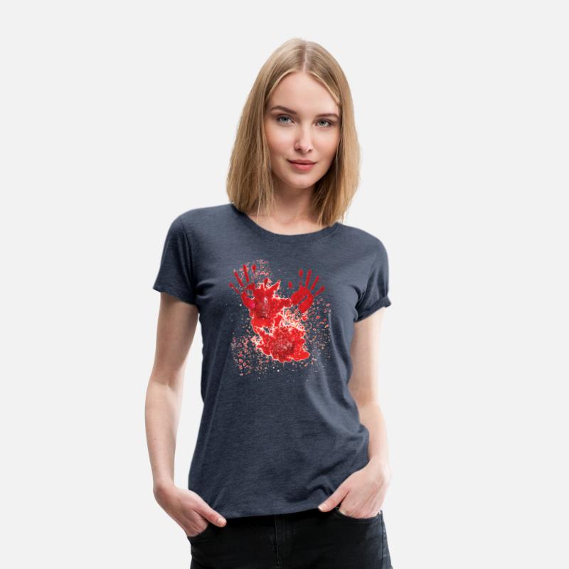 Bloody Hands Blood Splatter Halloween Shirt