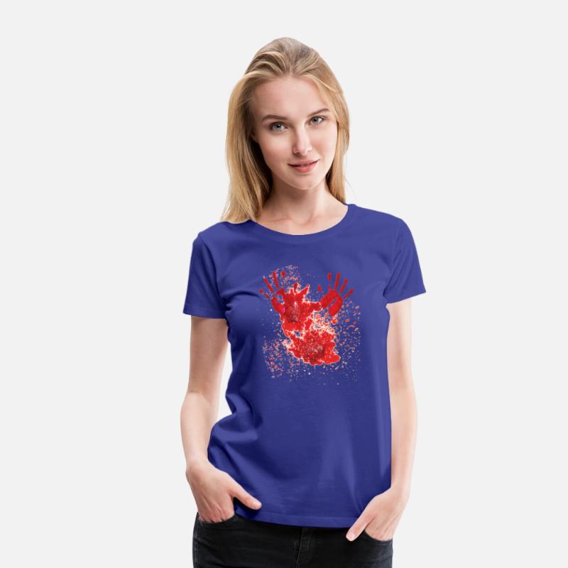 Bloody Hands Blood Splatter Halloween Shirt