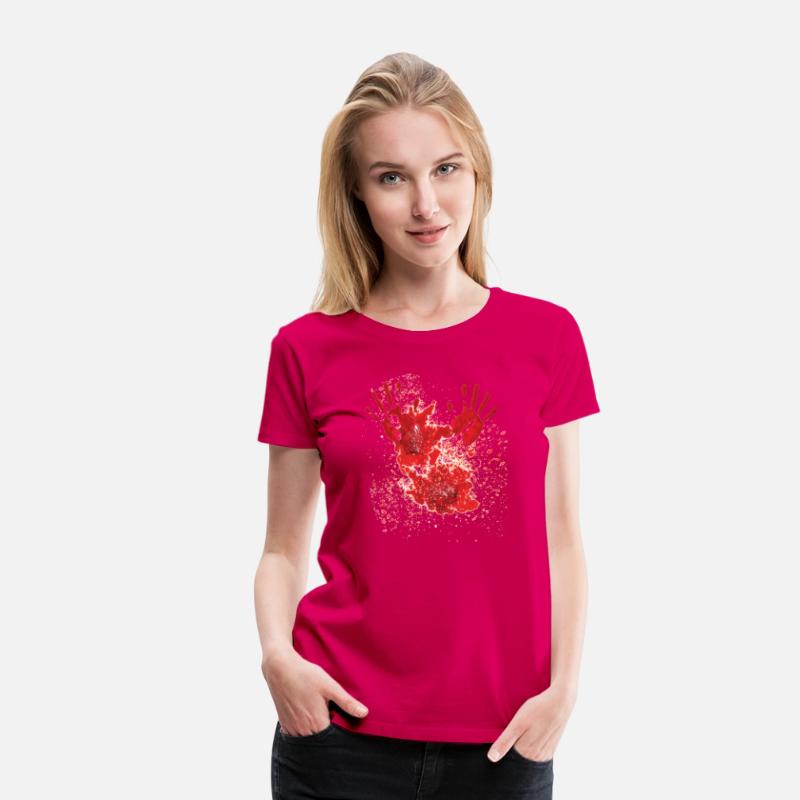 Bloody Hands Blood Splatter Halloween Shirt