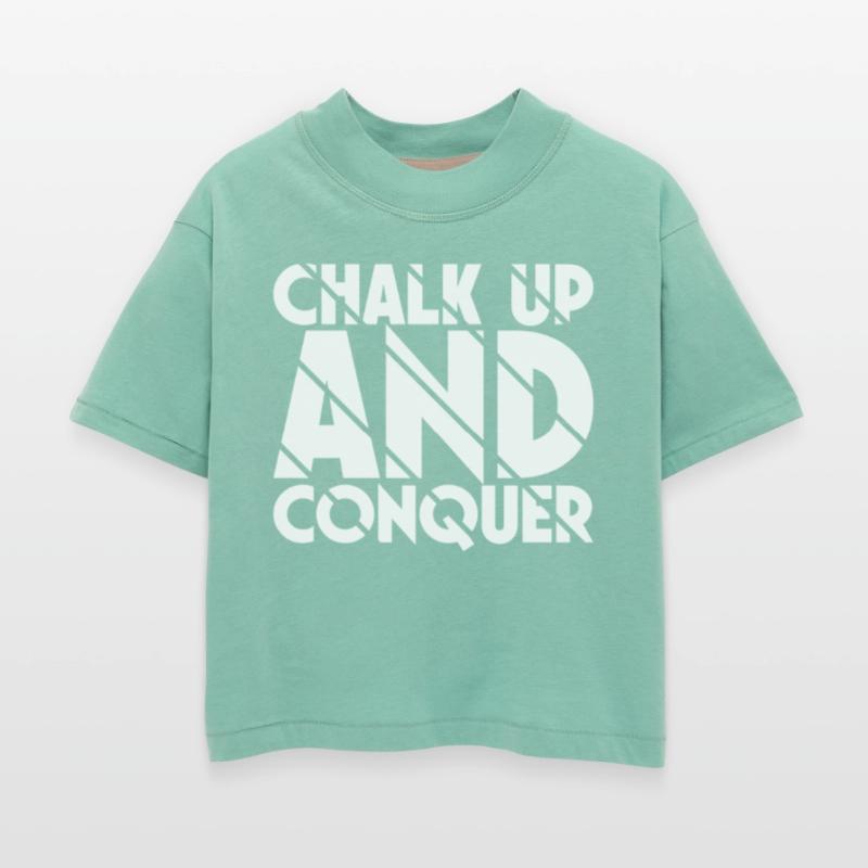 Boulderer Chalk Up Conquer Bouldering