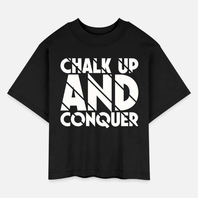 Boulderer Chalk Up Conquer Bouldering