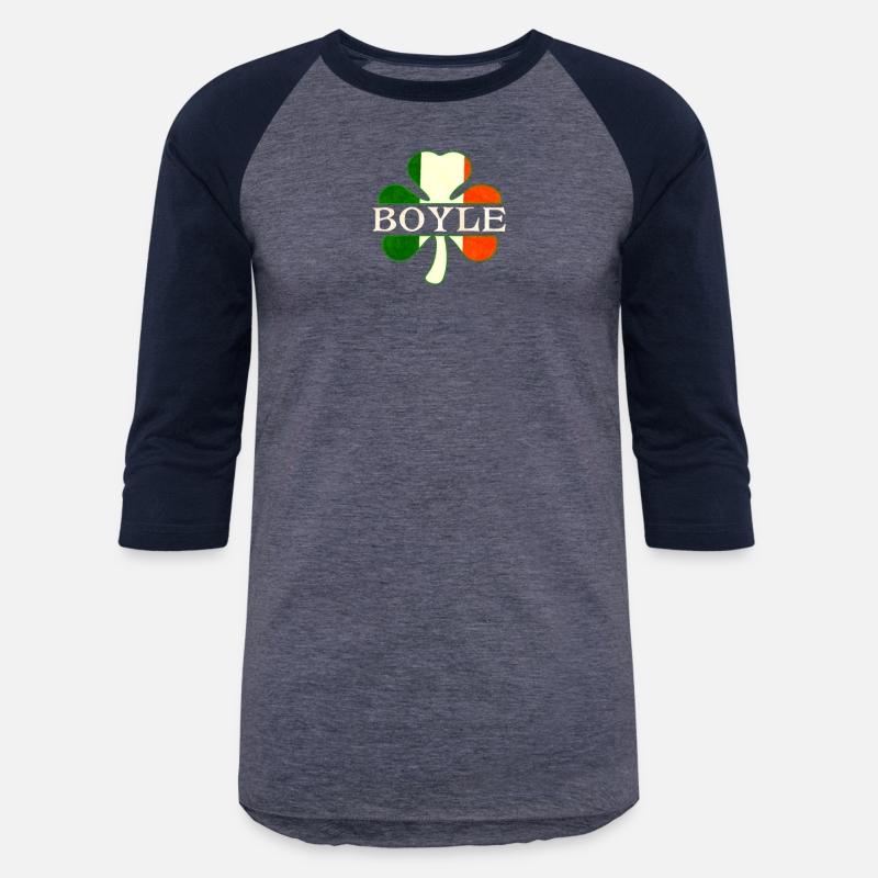 Boyle Irish Surname Ireland Flag Shamrock