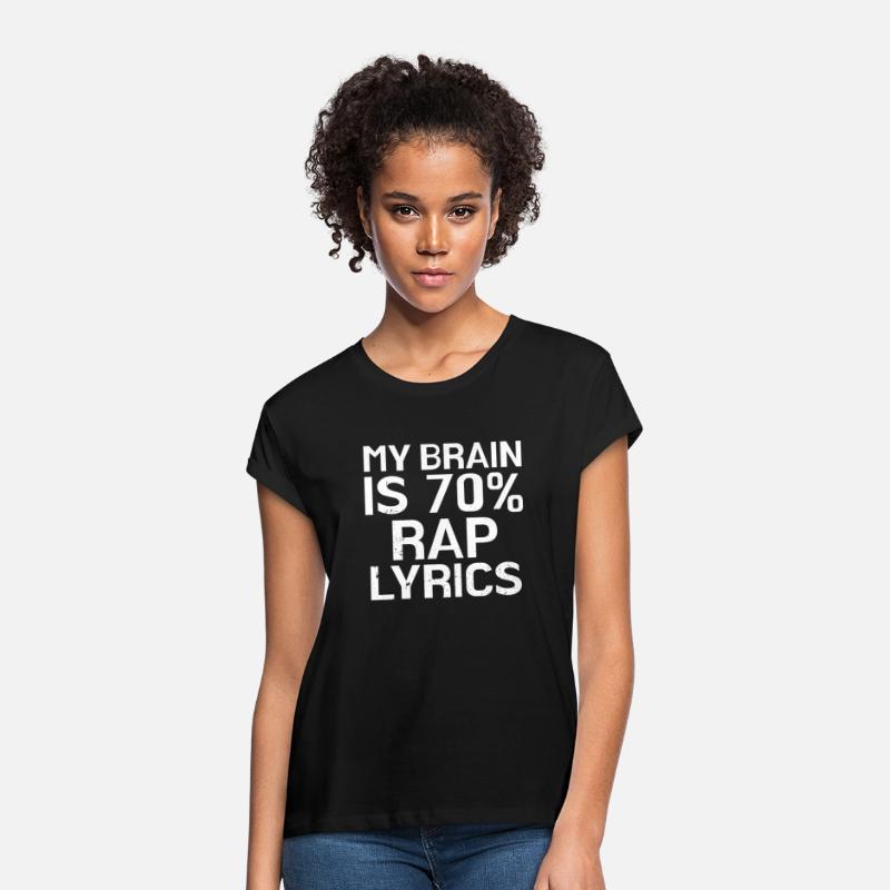 Brain Is 70% Rap Lyrics Funny Rapper Music Gift