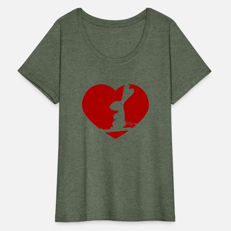 Bunny Heart Ski Rabbit Skiing Winter Snow Love Fun