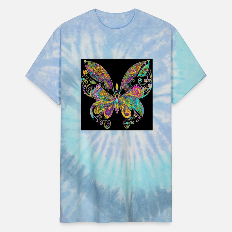 BUTTERFLY MANDALA ART FOR SPIRITUAL MEDITATION