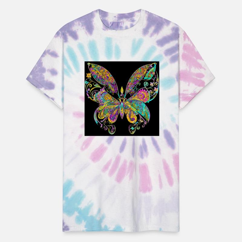 BUTTERFLY MANDALA ART FOR SPIRITUAL MEDITATION