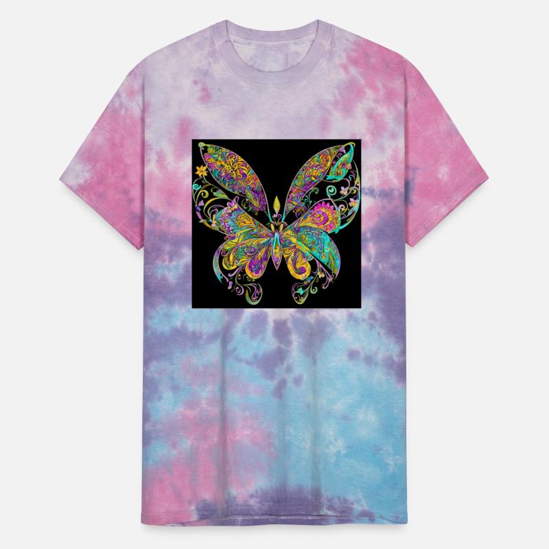 BUTTERFLY MANDALA ART FOR SPIRITUAL MEDITATION