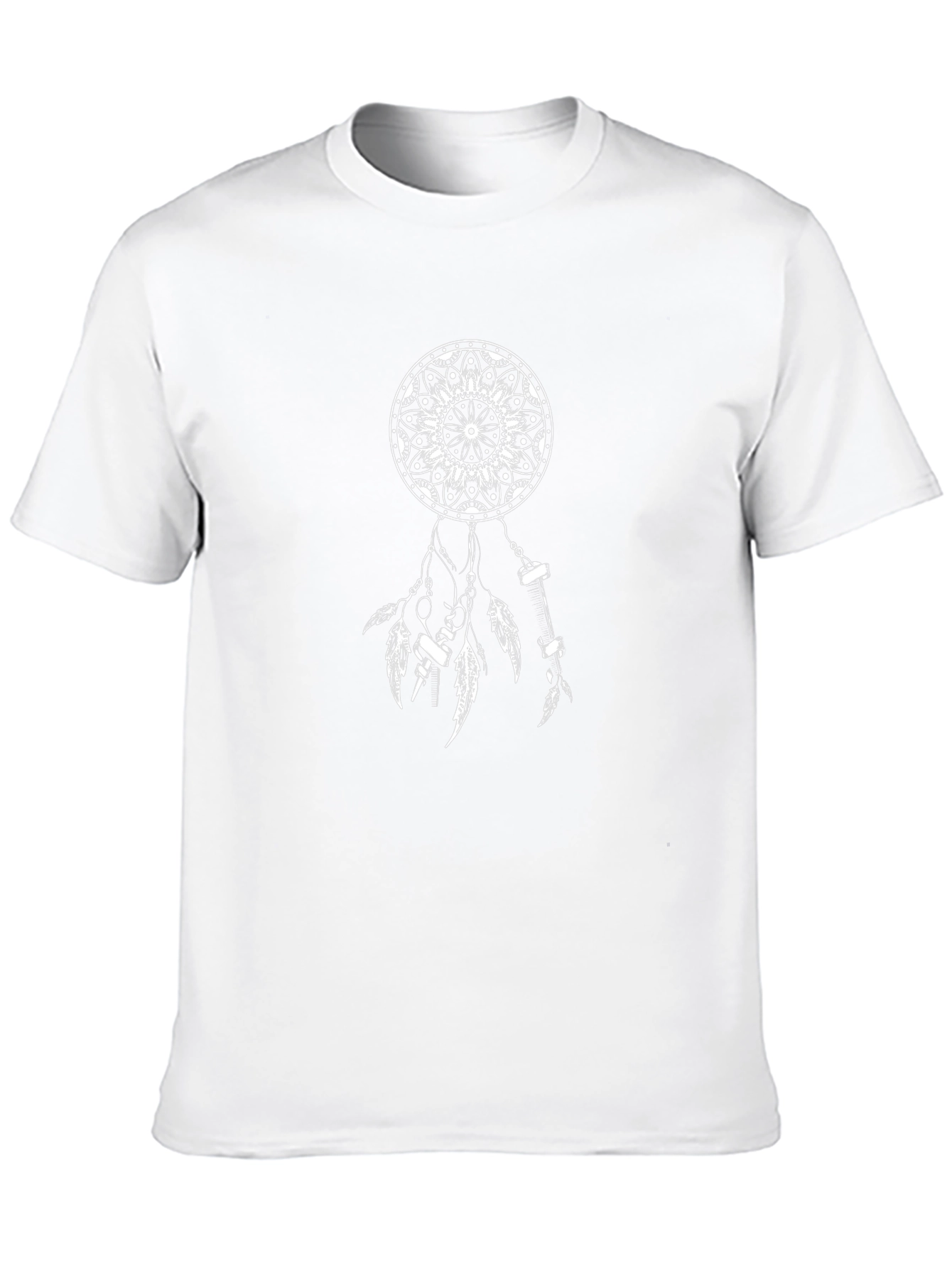 Dreamcatcher Graphic Tee - Black Cotton T-Shirt