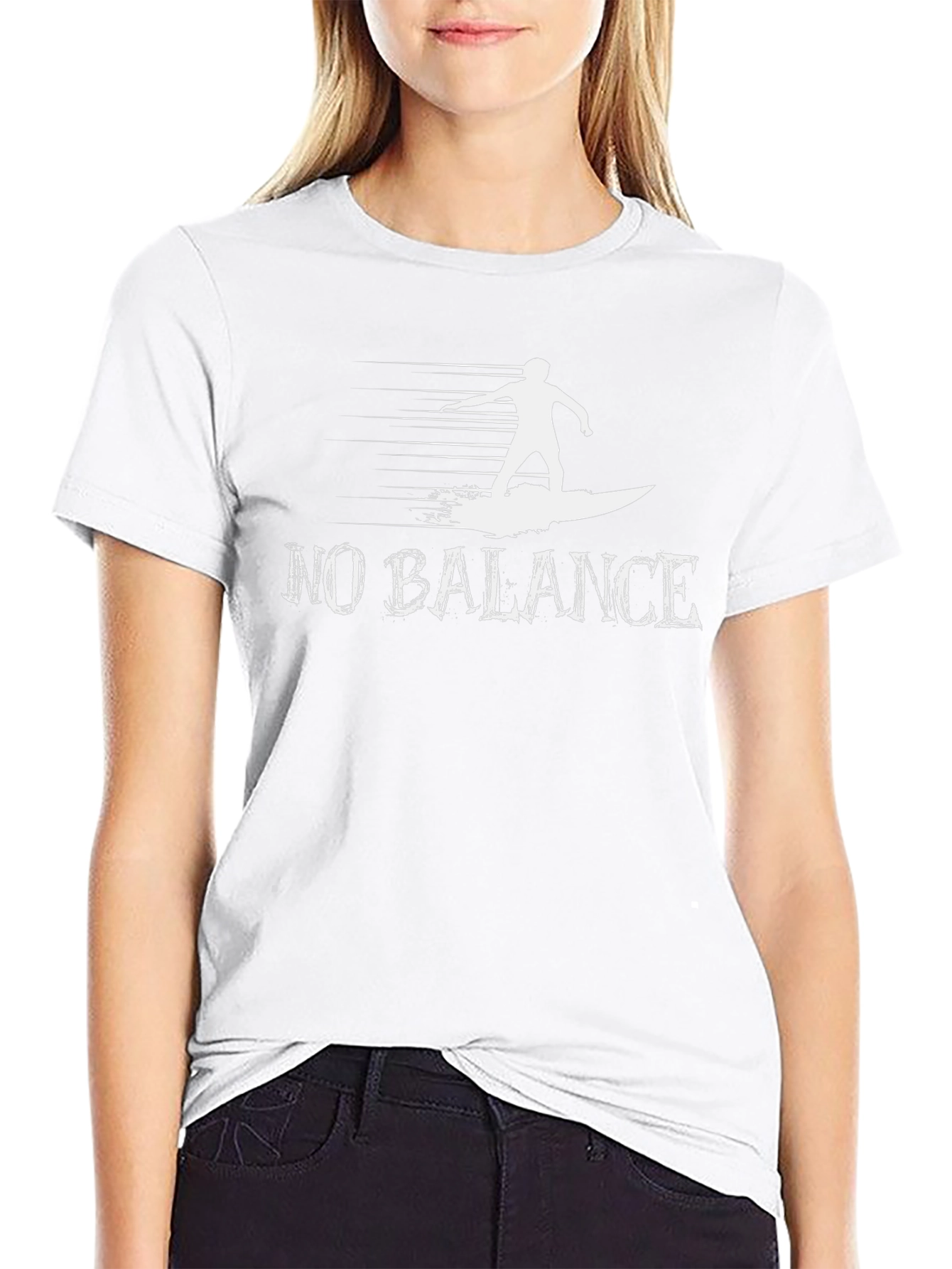 No Balance Surfer Graphic Tee