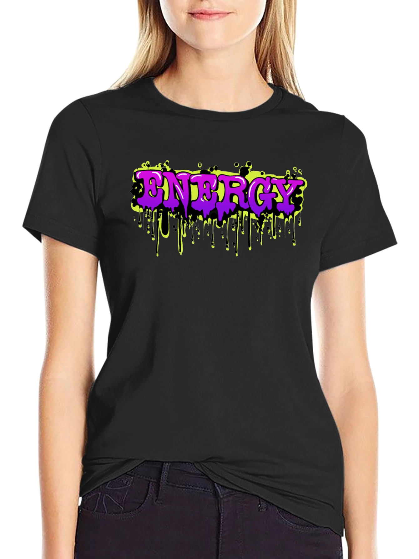 Energy Graphic Black T-Shirt
