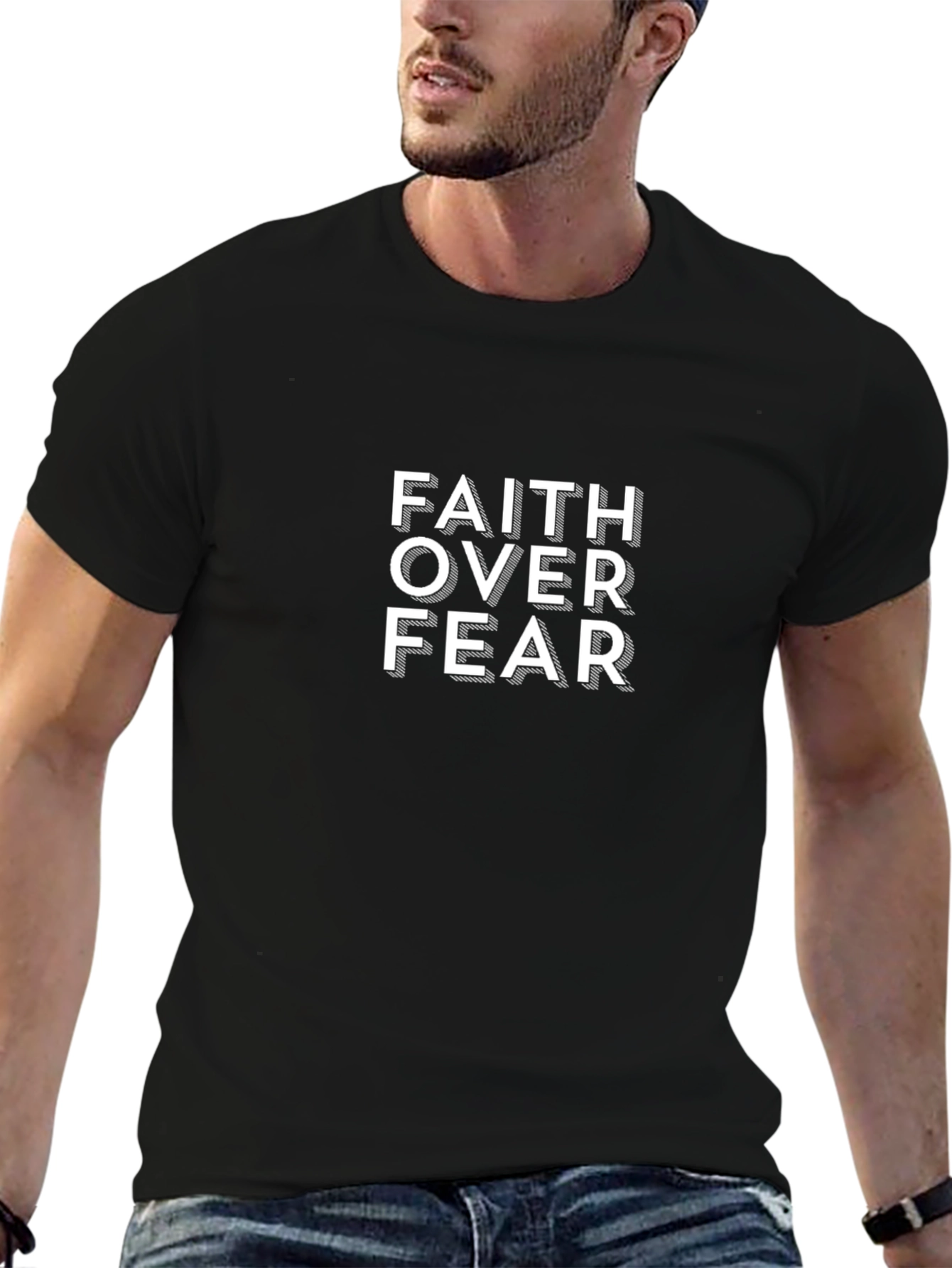 Faith Over Fear Graphic T-Shirt