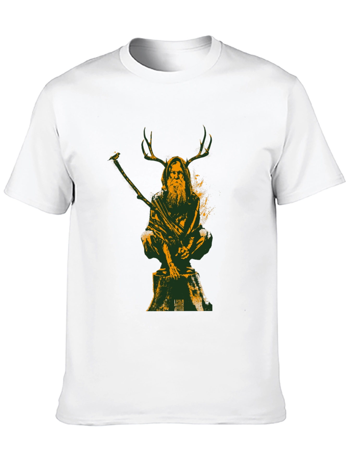Druid Graphic Tee - Forest Spirit Shirt