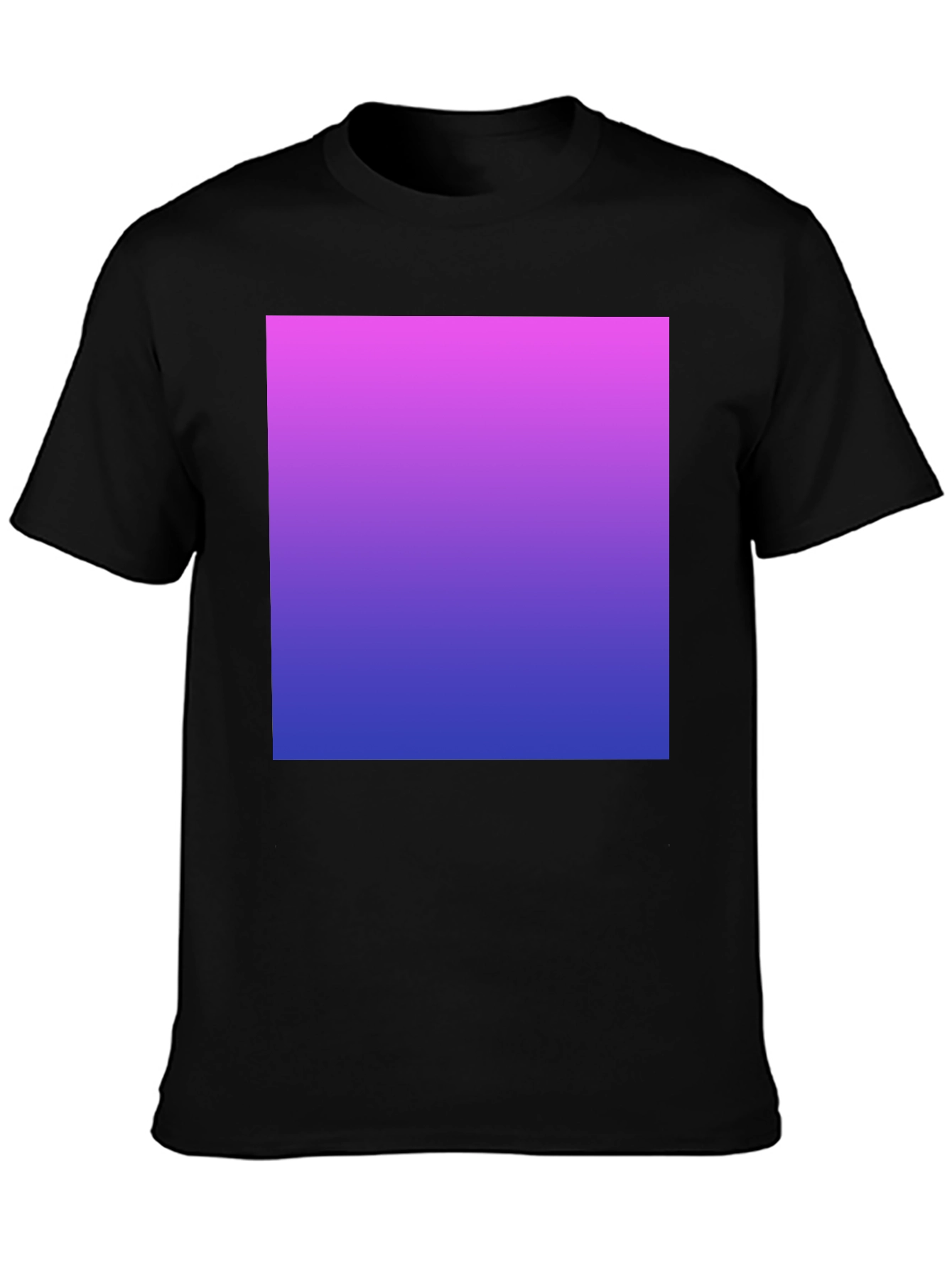 Gradient Tee - Black Cotton Blend