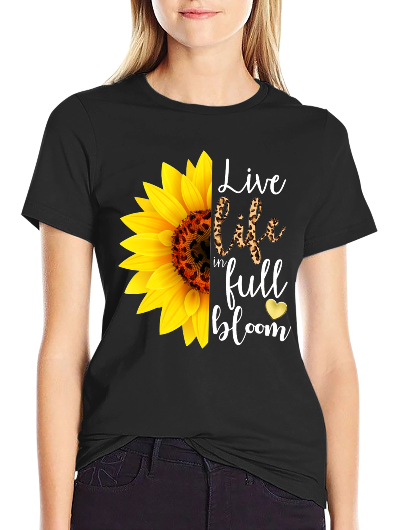 Sunflower Live Life Graphic Tee
