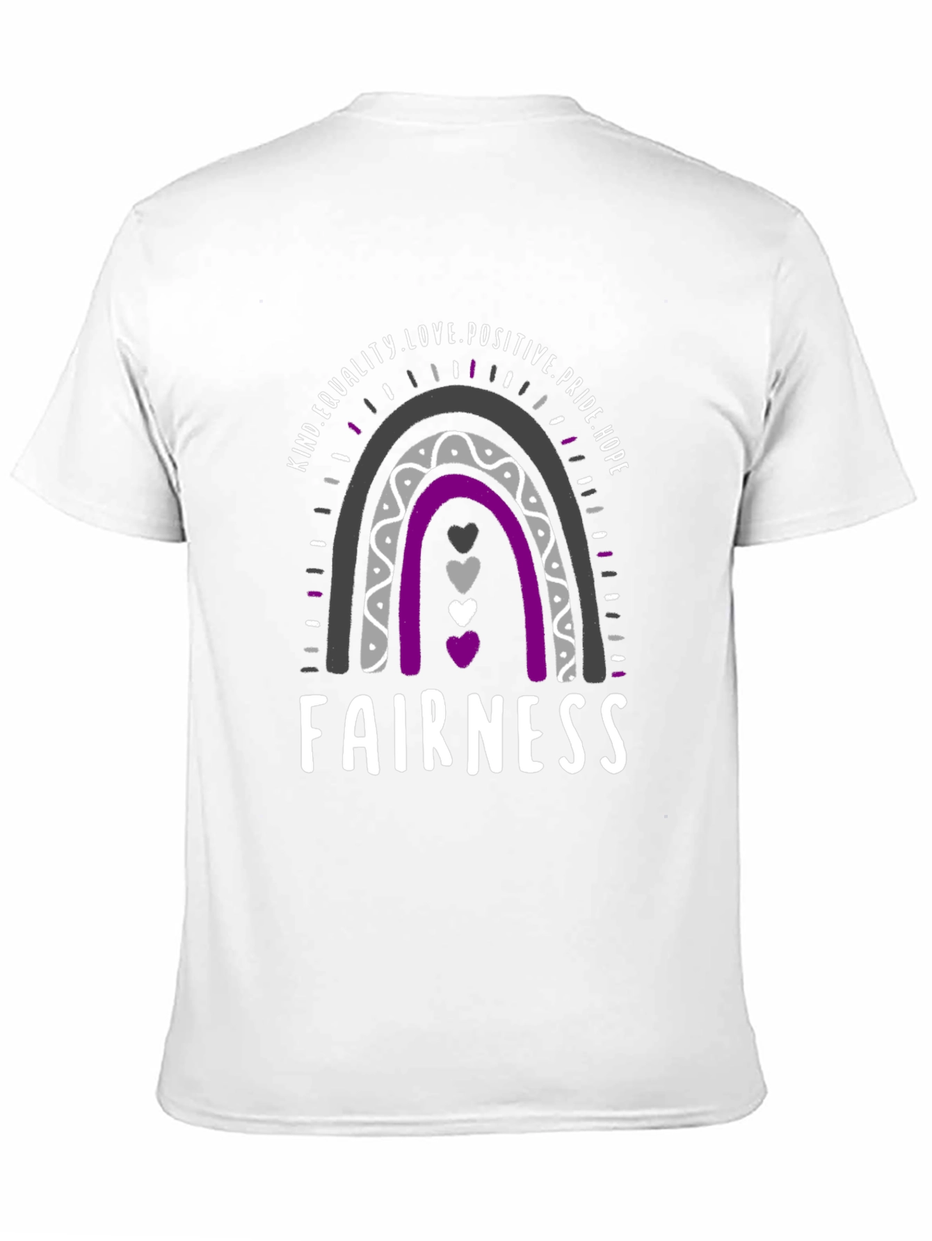 Fairness Pride Rainbow T-Shirt - Equality Love Hope