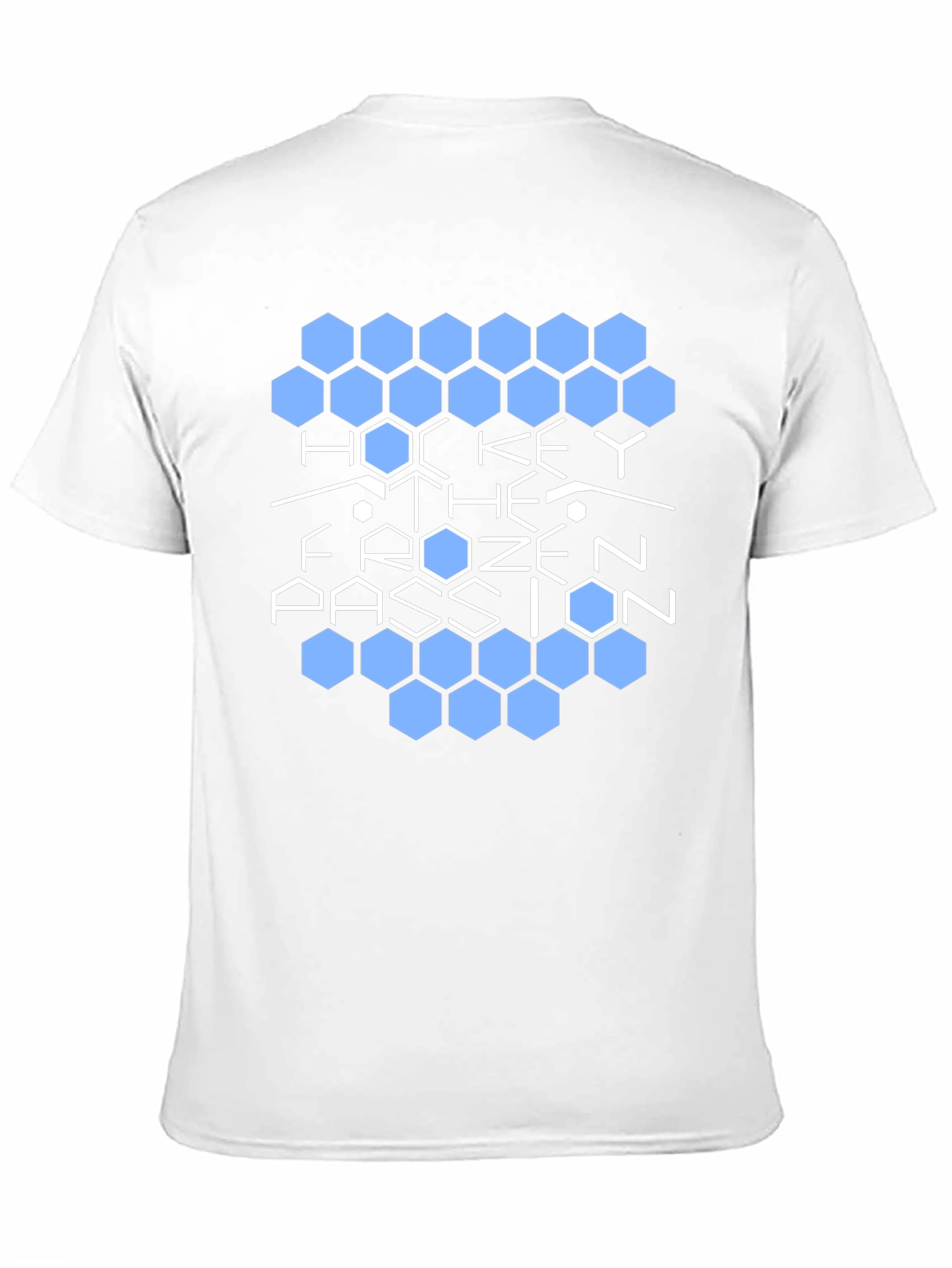 Hockey Passion Graphic Tee - Black Cotton T-Shirt