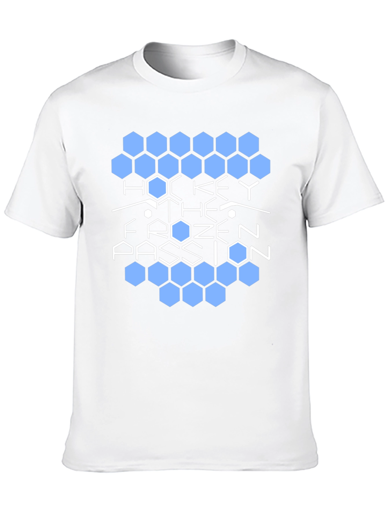 Hockey Passion Graphic Tee - Black Cotton T-Shirt