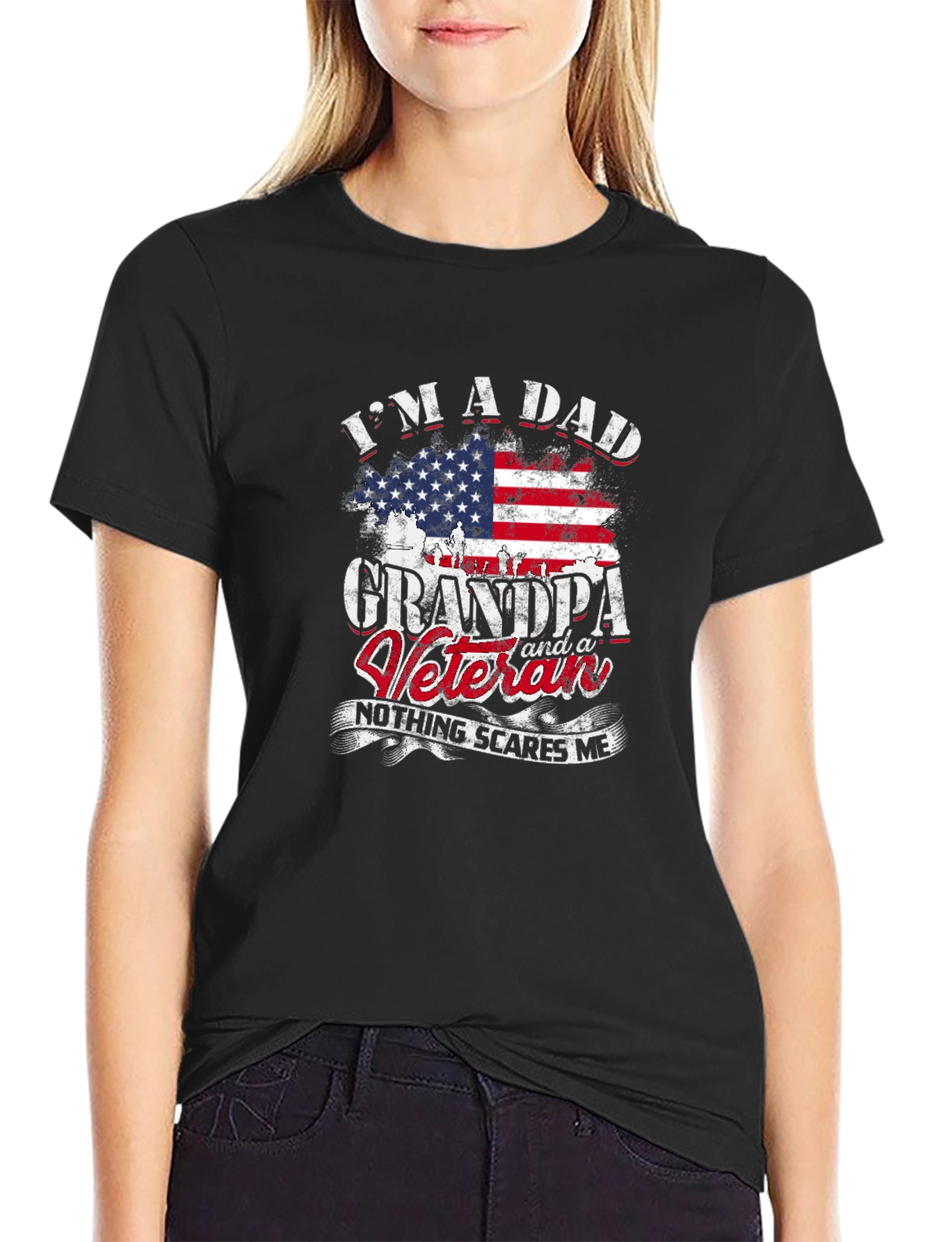 Im A Dad Grandpa Veteran Tee