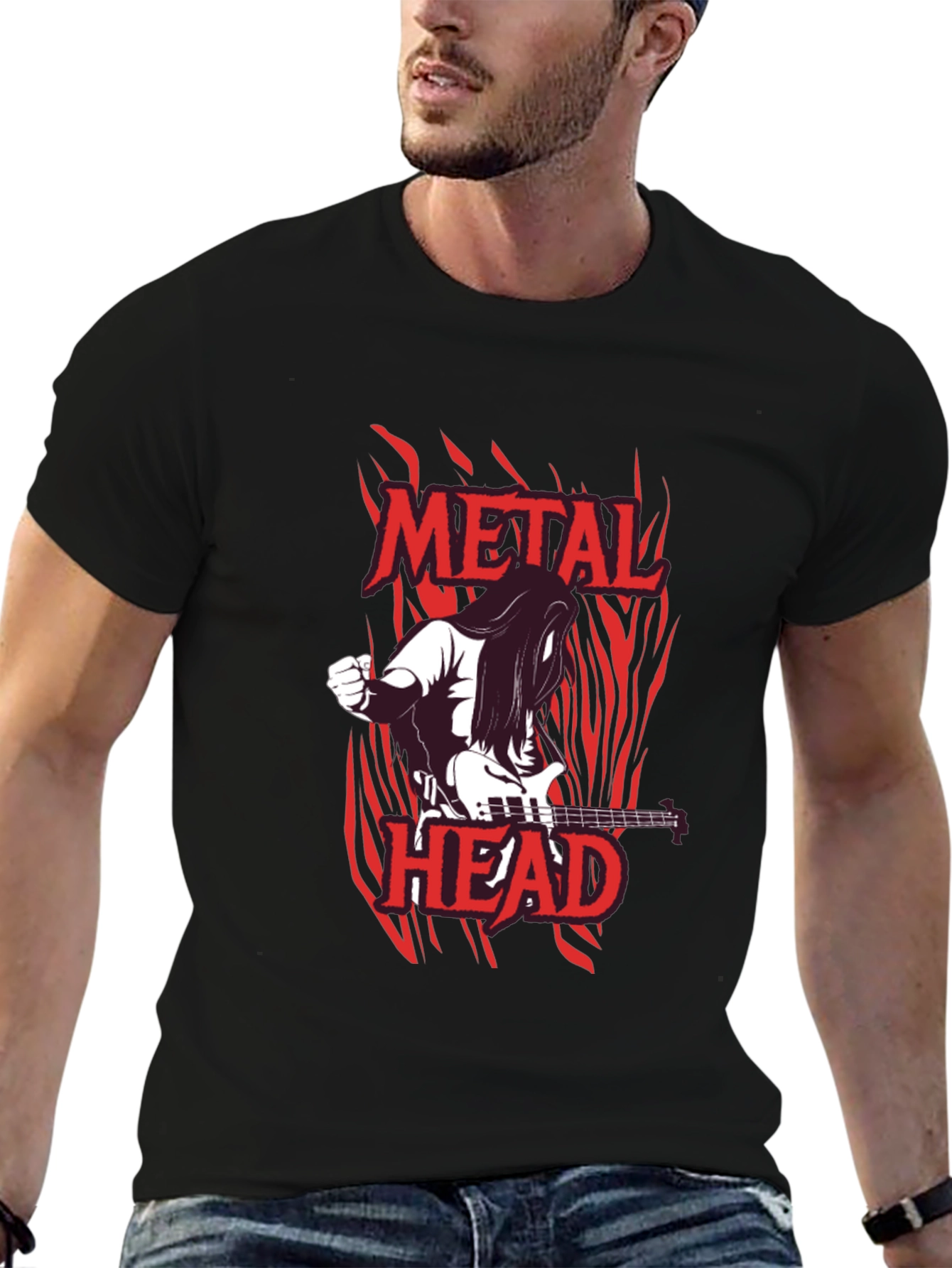 Metal Head T-Shirt - Rock Music Tee