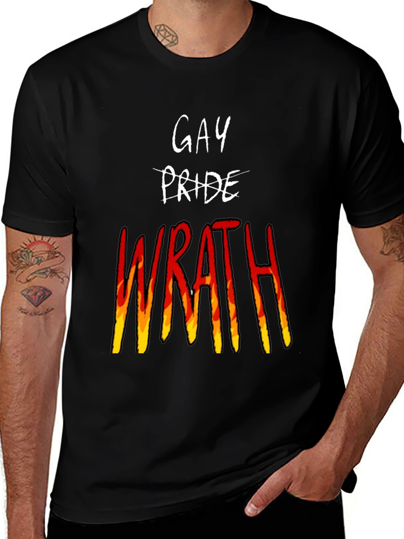 Gay Wrath Graphic T-Shirt - Bold Statement Tee