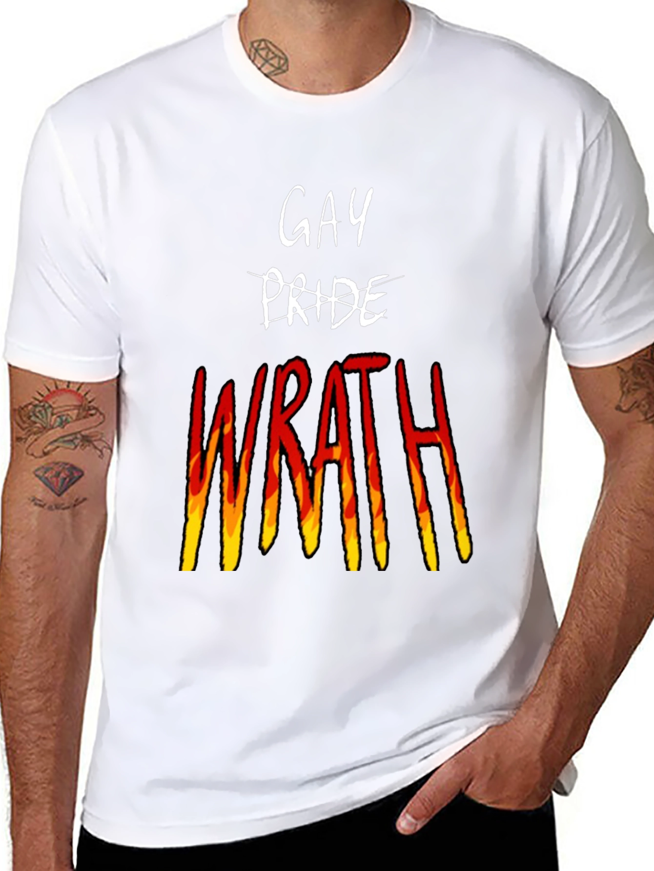 Gay Wrath Graphic T-Shirt - Bold Statement Tee